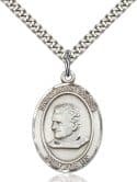 Sterling Silver St. John Bosco Pendant