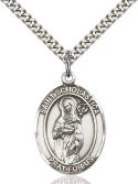 Sterling Silver St. Scholastica Pendant