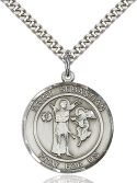 Sterling Silver St. Sebastian Pendant
