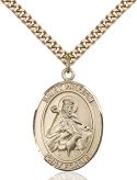 14kt Gold Filled St. William of Rochester Pendant