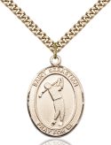 14kt Gold Filled St. Sebastian Pendant