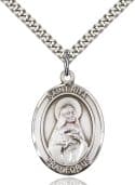 Sterling Silver St. Rita of Cascia Pendant