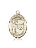 14kt Gold St. Sebastian / Golf Medal