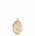 14kt Gold St. Scholastica Medal