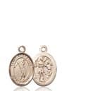 14kt Gold St. Sebastian/Golf Medal
